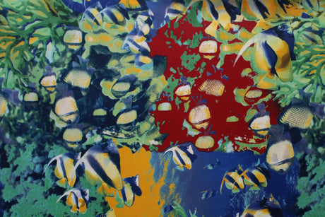 Tropical Fish Spandex Fabric - Coral Reef Print, 58"/60" Width (Yard)