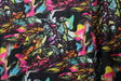Colorful Feathers Polyester Spandex Fabric - Colorful Traditional Feathers, 58"/60" Width (Yard (36" X 60"))