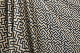 Geometric Maze Polyester Spandex Fabric - Geometric Maze Illusion Design, 58"/60" Width (1 Yard)