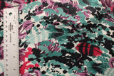 Watercolor Feathers Spandex Fabric - Watercolor Feathers Print, 58"/60" Width (Yard (36" X 60"))