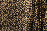 Classic Cheetah Velvet Fabric - Cheetah Print, 36" Width (1 Yard)