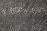 Snake Print Burnout Velvet Fabric - Brown Snake, Gray Snake, 4-Way Stretch, 36" Width (1 Yard)