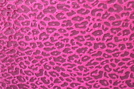 Luxury Cheetah Burnout Velvet Fabric - Cheetah Print, 36" Width (1 Yard)