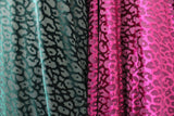 Luxury Cheetah Burnout Velvet Fabric - Cheetah Print, 36" Width (1 Yard)