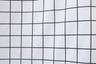 Black And White Geometric Grid Polyester Spandex Fabric - Black And White Geometric Grid, 58"/60" Width (1 Yard)