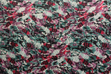 Watercolor Feathers Spandex Fabric - Watercolor Feathers Print, 58"/60" Width (Yard (36" X 60"))