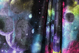 Colorful Galaxy Velvet Fabric - Printed Galaxy, 58"/60" Width (1 Yard)
