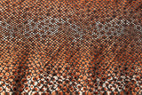 Snake Print Burnout Velvet Fabric - Brown Snake, Gray Snake, 4-Way Stretch, 36" Width (1 Yard)