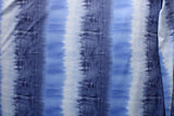 Jean Dip Dyed Print Polyester Spandex Fabric - Dip Dyed Print, 58"/60" Width (1 Yard)