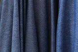 Denim Wash Polyester Spandex Fabric - Denim Print, Light/Medium/Dark, 58"/60" Width (1 Yard)
