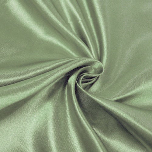 Sage Bridal Satin Fabric,
