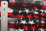 American Patriot Spandex Fabric - Patriotic Red/Blue Print, 58/60" Width (1 Yard)
