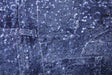 Denim Patchwork Stretch Sequin Mesh Fabric - Denim Patchwork Print, 36" X 60" (1 Yard)