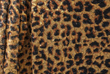Amber Cheetah Stretch Sequin Mesh Fabric - Amber Cheetah Print, 36" X 60" (1 Yard)