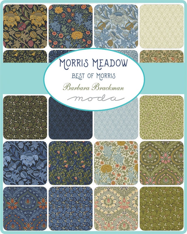Fat Quarter Bundle Moda Morris Meadow Floral Cotton