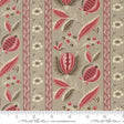 Quilting Cotton Chateau De Chantilly Roche Picardy Florals Stripe Moda