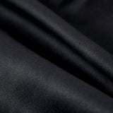 Natural Cotton Canvas Fabric - Black/Natural, 60" Width