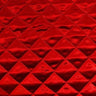 Soft And Durable Quilted Polyester Fabric - Diamond Quilted Pattern, Black, 60" Width (1 Yard)