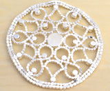 Rhinestone Applique 5 Inch Circle