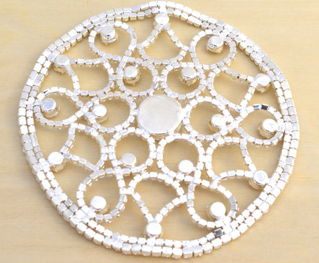 Rhinestone Applique 5 Inch Circle