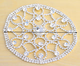 Rhinestone Applique 5 Inch Circle