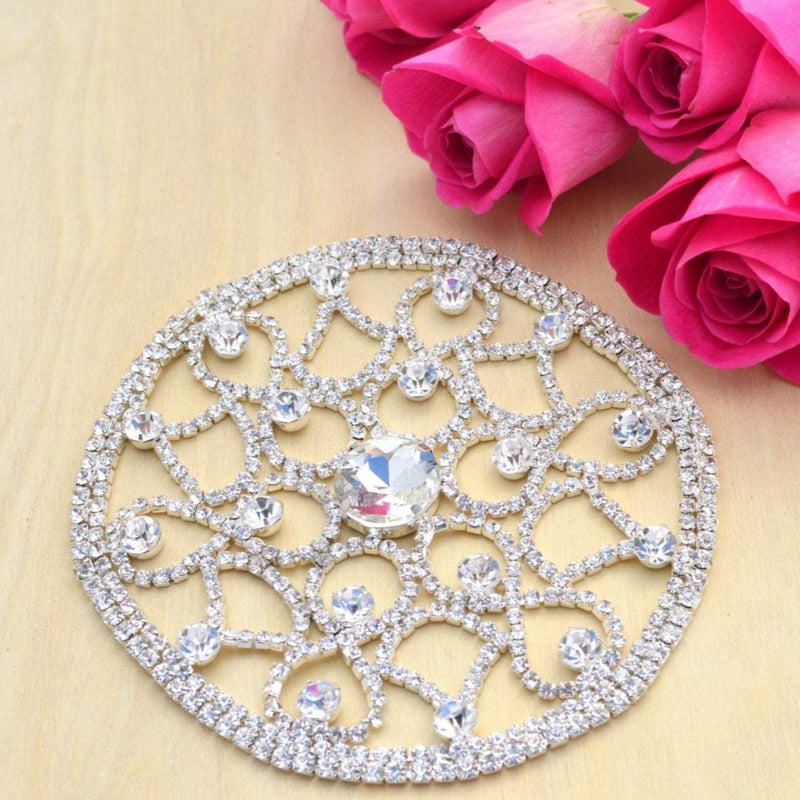 Rhinestone Applique 5 Inch Circle