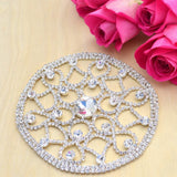 Rhinestone Applique 5 Inch Circle