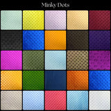 Minky Dot Fleece Polyester Fabric - Dimple Dot Texture, 60" Width (1 Yard)