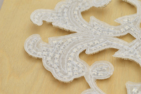 Rhinestone Applique Iron-On Beading Patch
