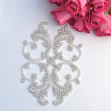 Rhinestone Applique Iron-On Beading Patch