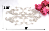 Rhinestone Applique Iron-On Beading Patch
