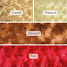 Soft Rosebud Minky Rosebud Fabric - Almond, Raised Rosette Pattern, 58-60" Width (1 Yard)