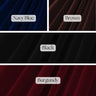 Luxury 4-Way Stretch Velvet Fabric - Multiple Colors, 58" Width (1 Yard)
