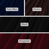 Luxury Velvet Spandex Fabric - Solid Color, 4-Way Stretch, 1 Yard