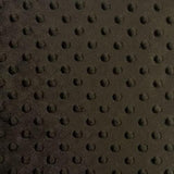 Black Chocolate And Charcoal Grey Minky Dot Fleece Fabric - Polka Dot, 60" Width (1 Yard)