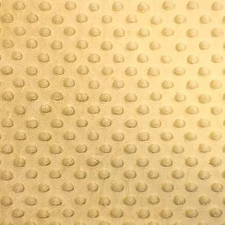 Minky Dimple Dot Polyester Fabric - Banana, Canary Yellow, Copper, Mango Yellow, Orange, Yellow, 60" Width (1 Yard)