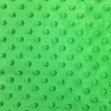 Minky Dot 100 Percent Polyester Fabric - Sage, Lime, Mint, Olive, Polka Dot, 60" Width (1 Yard)