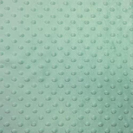 Minky Dot 100 Percent Polyester Fabric - Sage, Lime, Mint, Olive, Polka Dot, 60" Width (1 Yard)
