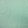 Minky Dot 100 Percent Polyester Fabric - Sage, Lime, Mint, Olive, Polka Dot, 60" Width (1 Yard)