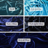 Silk Rayon Velvet Fabric - 45" Wide, Ultra-Soft, Luxurious