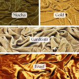 Silk Rayon Velvet Fabric - 45" Wide, Ultra-Soft and Luxurious