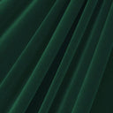 Luxury 4-Way Stretch Velvet Fabric - Rich Green Shades, Dark Hunter Green, Kelly Green, Olive Green, 58" Width
