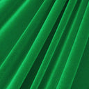 Luxury 4-Way Stretch Velvet Fabric - Rich Green Shades, Dark Hunter Green, Kelly Green, Olive Green, 58" Width