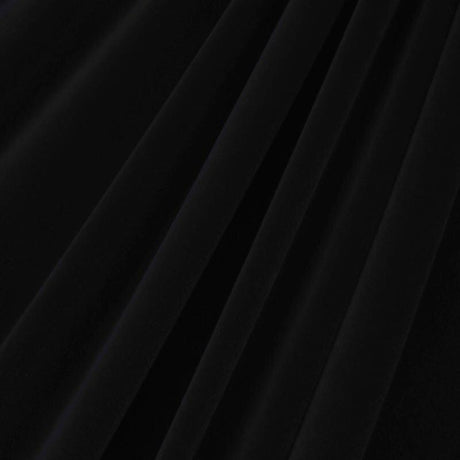 Neutral Stretch Velvet Fabric - Black, Brown, Ivory, Off White, Silver, White, 1 Yard