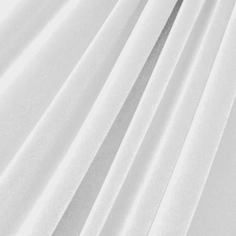Neutral Stretch Velvet Fabric - Black, Brown, Ivory, Off White, Silver, White, 1 Yard