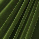 Earthy Tones Stretch Velvet Fabric - Brown, Kelly Green, Olive Green, Hunter Green, Dark Hunter Green