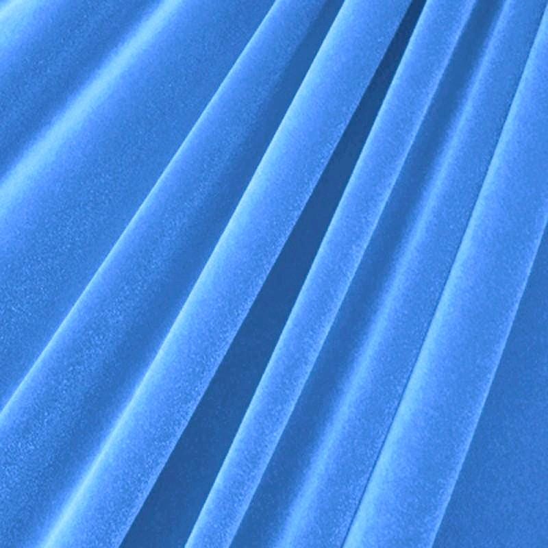 Pastel Stretch Velvet Fabric - Baby Blue, Pastel Pink, Light Orchid, Tiffany Blue, Turquoise, 58-60" Width