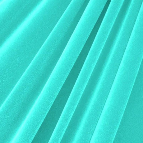 Pastel Stretch Velvet Fabric - Baby Blue, Pastel Pink, Light Orchid, Tiffany Blue, Turquoise, 58-60" Width