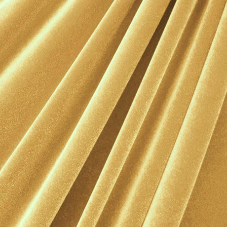 Metallic Gold And Silver Stretch Velvet Fabric - Metallic Gold And Silver, 58-60" Width (1 Yard)