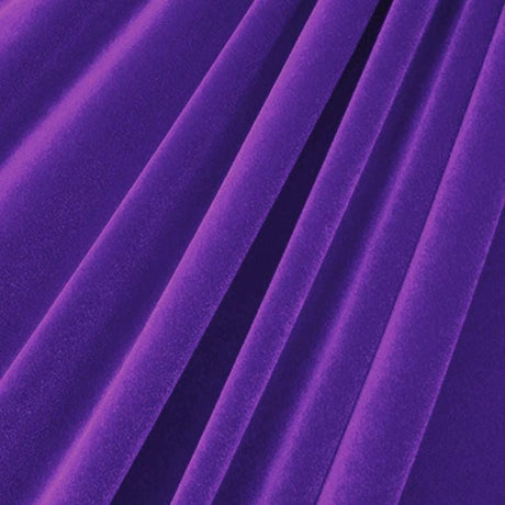 Bold And Vibrant Fabric Set Velvet Fabric - Burgundy, Royal Blue, Fuchsia, Red, Purple, 58-60" Width (1 Yard)